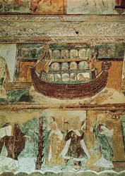 Noahs Arche während der Flut, ca. 1100
